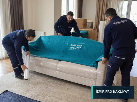 İzmir Pro Nakliyat koltuk paketleme
