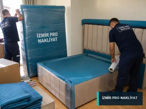 İzmir Pro Nakliyat baza yatak paketleme