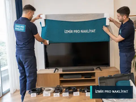 İzmir Pro Nakliyat televizyon paketleme